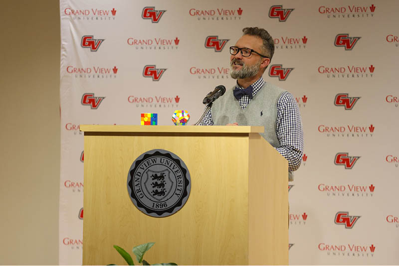 Chris Viesselman speaking at Grand Views 130
